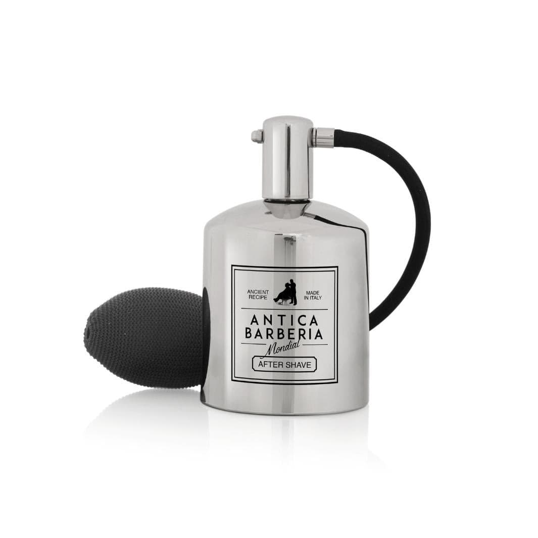 Antica Barberia Mondial – Aftershave Mondial Fragrance Barberia Antica Chrome US in Atomizer