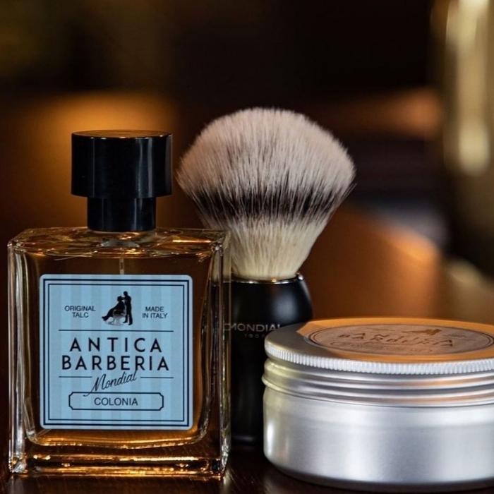 Antica Barberia Mondial Original Barberia Talc Pre-Shave Mondial Cream – 50ml Antica US Conditioning