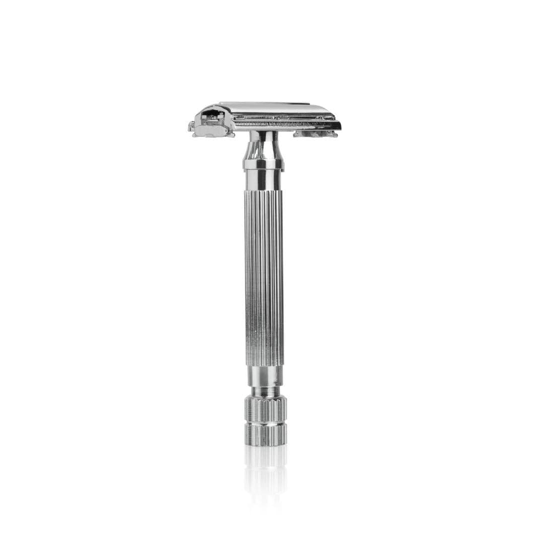 Double Edge Butterfly Safety Razor with Closed Comb