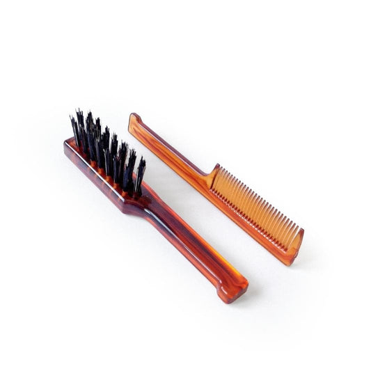 Moustache and Beard Grooming Set with Brush & Comb.
